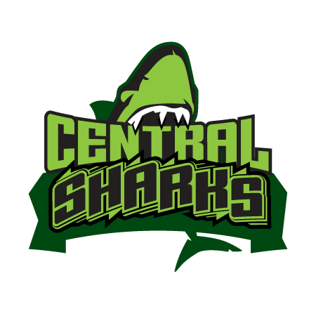 Color shark mascot